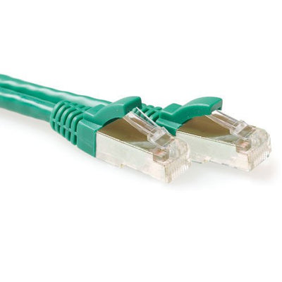 Green 15 Meter Lszh SFTP CAT.6A Patch Cable Snagless With RJ45 Connectors — image 1
