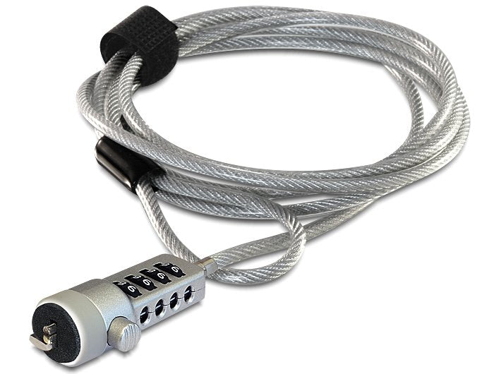 Navilock 20643 Cable Antirrobo Silver 1,8M