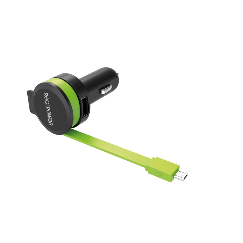 Realpower Car Charger M - Car Charger With Intgr. Cable
