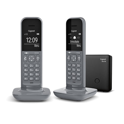Gigaset Phone Fixed Wireless CL390 Duo Grey — image 1