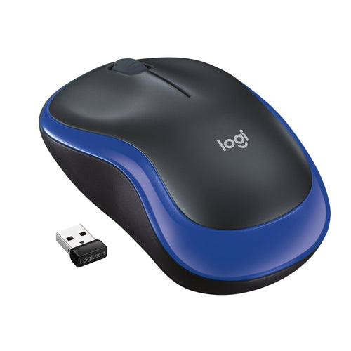 Logitech Mouse M185 Wireless Blue 910-002236 — image 1
