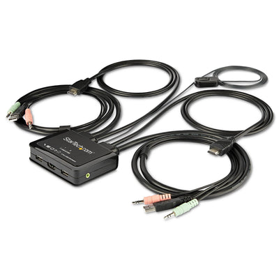 StarTech.com Switch KVM 2 Ports HDMI With Cables Incorporados - USB 4K 60HZ — image 1