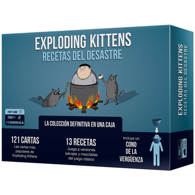 Set Of Desk Exploding Kittens Recetas Desastre Pegi 7 — image 1