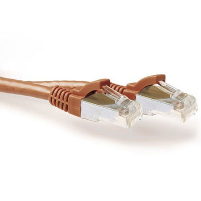 Brown 7.00 Meter SFTP CAT.6A Patch Cable Snagless With RJ45 Connectors — image 1