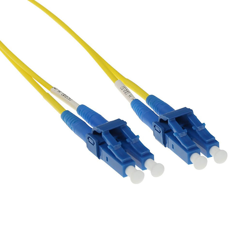1 Meter Lszh Singlemode 9 125 OS2 Short Boot Fiber Patch Cable Duplex With Lc Connectors