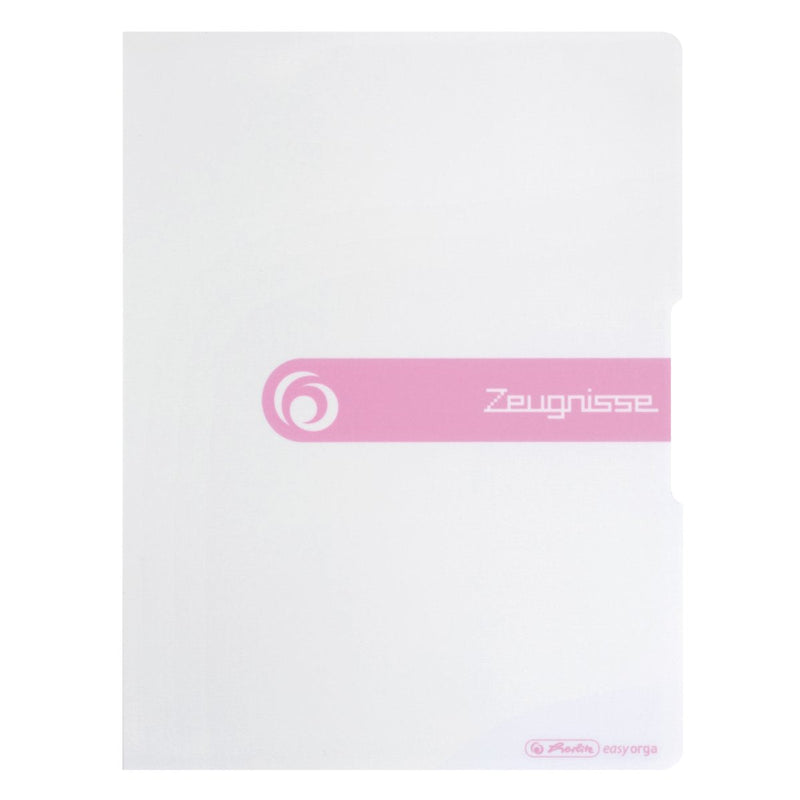 Herlitz Sichtbuch Zeugnisse White 20 Cases