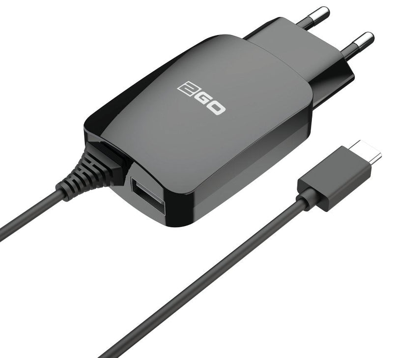 2GO Charger Network USB 110V-240V - Black