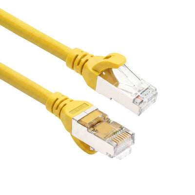 Yellow 5 Meters Tpe S FTP CAT.6A Ultra-flex Patch Cable Snagless With RJ45 Connectors — image 1