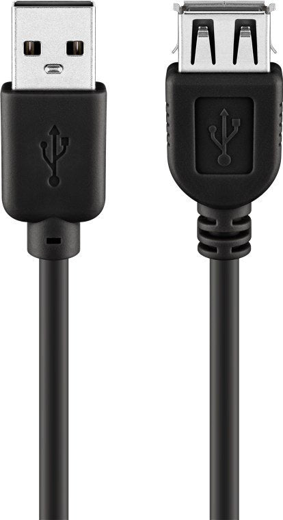 Goobay 68905 USB Cable M/H Alargo 5M Black