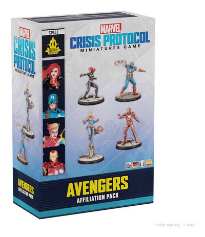 Set Of Desk Marvel Crisis Protocol Avengers Affiliation Pack Edad Recomendada 14 Years — image 1