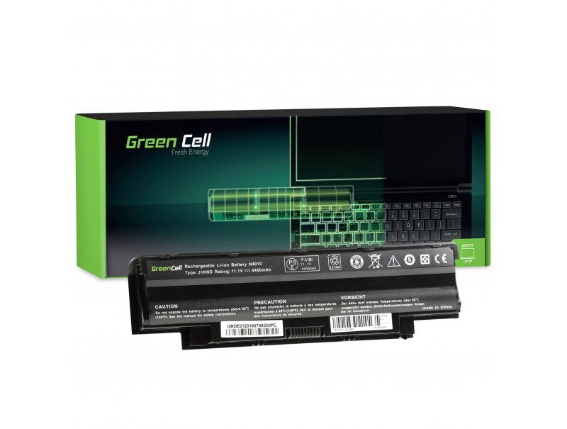 Green Cell Battery Dell Inspiron N3010 N4010 N5010 13R 14R 15R J1 / 11,1V 4400MAH