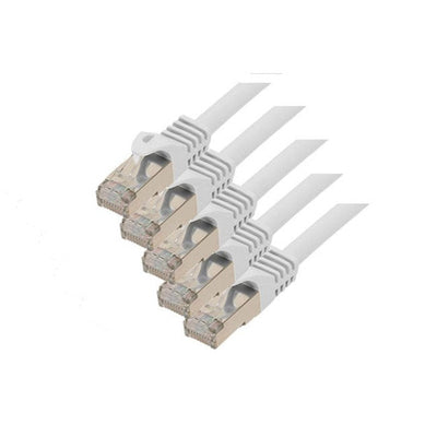 S-conn RJ45-RJ45, M-m, 2M Network Cable White CAT.7 S/FTP (s-STP) — image 1