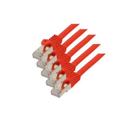 S-conn CAT.7 S/FTP 5M Network Cable Red CAT.7 S/FTP (s-STP) — image 1