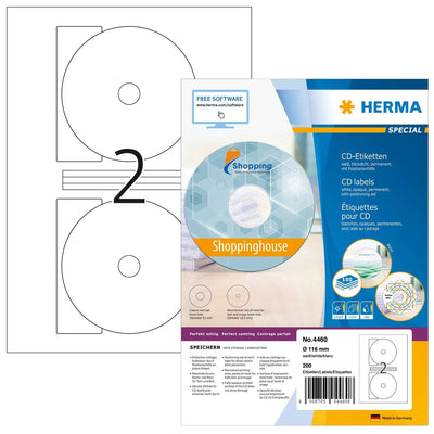 Herma 4460 Label Printer White Label Printer Self-adhesive — image 1