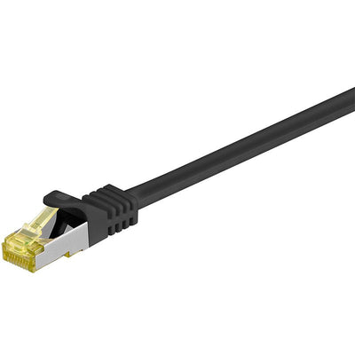 Goobay RJ-45 CAT.7 3M Network Cable Black S/FTP (s-STP) Black 3M, CAT.7, S/FTP (s-STP), RJ-45, RJ-45 — image 1