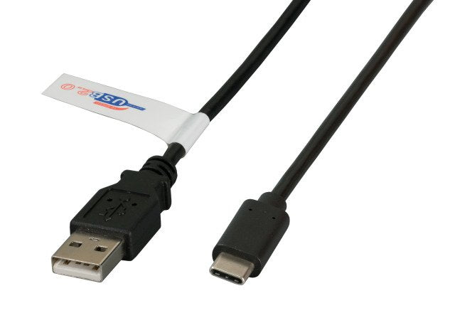 EFB Elektronik K5258SW.1 USB Cable 1M 2.0 USB a USB C Black