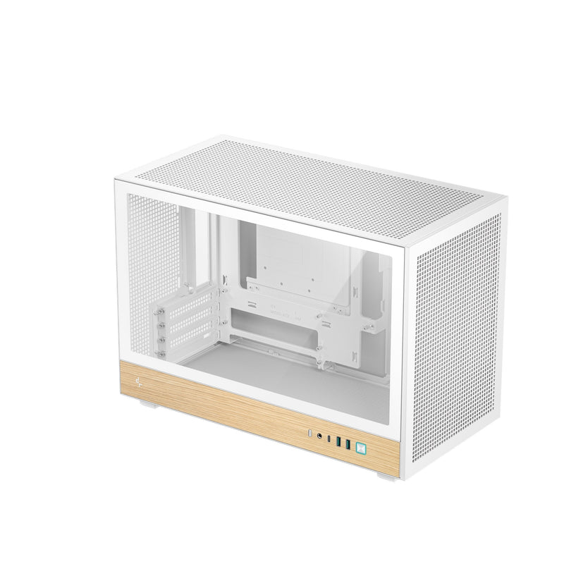 Deepcool PC Case Micro-atx Semitorre CH260WOODWH White And Wood R-CH260-WHNWM0-G-1