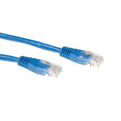 Blue 10 Meter U UTP CAT.6 Patch Cable With RJ45 Connectors