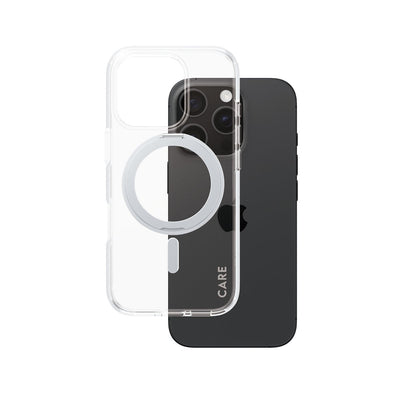 Panzerglass Care™ By ® Case Transparent W. Silver Kickstand & Magsafe Iphone 16 Pro Case For Apple - Iphone 16 — image 1