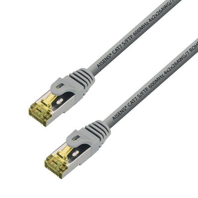 Aisens Network Cable RJ45 Lszh CAT.7 600MHZ S/FTP Pimf AWG26 - 15M - Grey — image 1