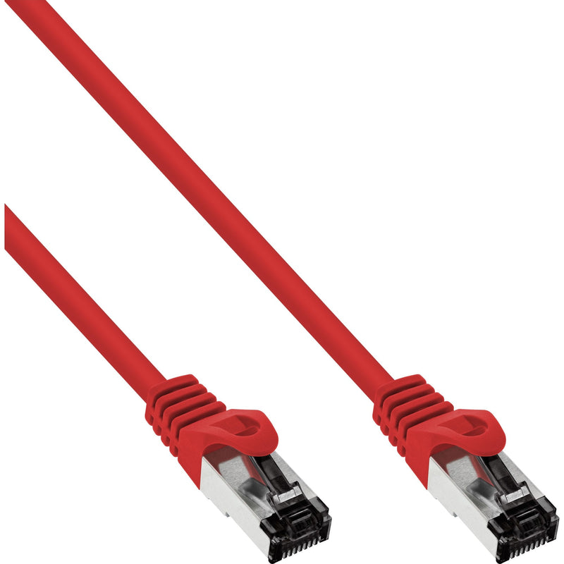 Inline Network Cable S/FTP Pimf CAT.8.1 Libre Halógenos 2000MHZ Red 0.25M
