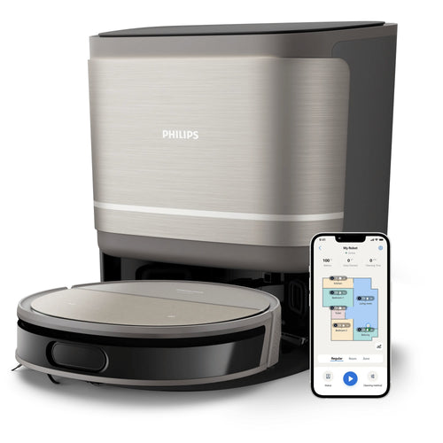 Philips Robot Vacuum Cleaner XU9100 10 Homerun Aqua Black (XU9100/10) — image 1