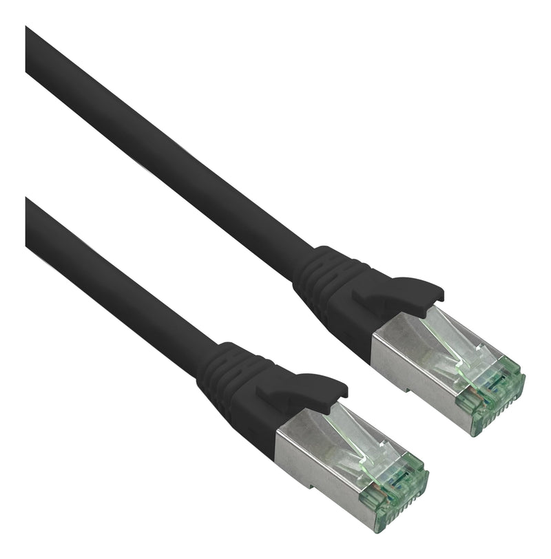 Helos Grs Certificado CAT.6A Network Cable With CAT.7 Rohkabel Tpe Black 0,25M