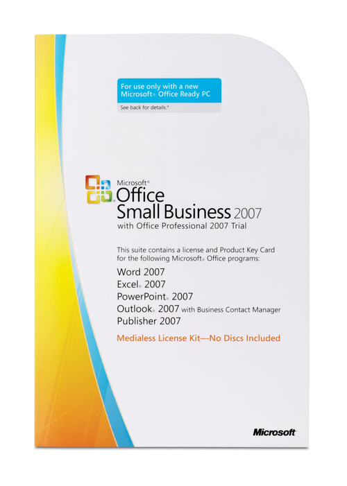 HP Microsoft Office Small Business 2007 Activation License - Media-less License 1 Licencia(s) — image 1