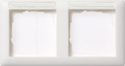 Gira 109203 Frame 2F Bsf White Puro Standard 55 Waagerecht — image 1