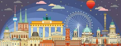 Ravensburger Puzzle Panorama - Noche Berlín 1000 Pieces 12000449 — image 1