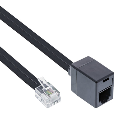 Inline Cable Modular RJ12 6P6C Male a Female 2M — image 1