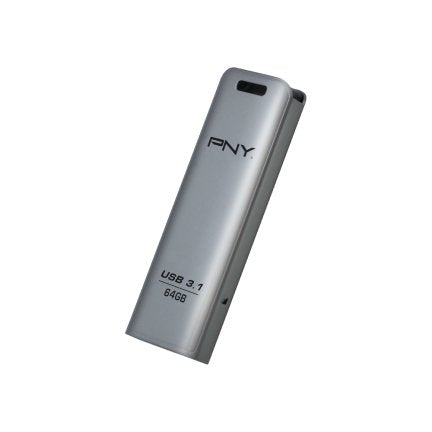 Pny USB Flash Drive Elite Steel 3.1 64GB R80MB/S W20MB/S Push/Pull Metal