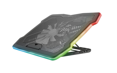 Trust Stand Refrigerante Gaming Gxt 1126 Aura Laptops Up To 17' Iluminación LED — image 1