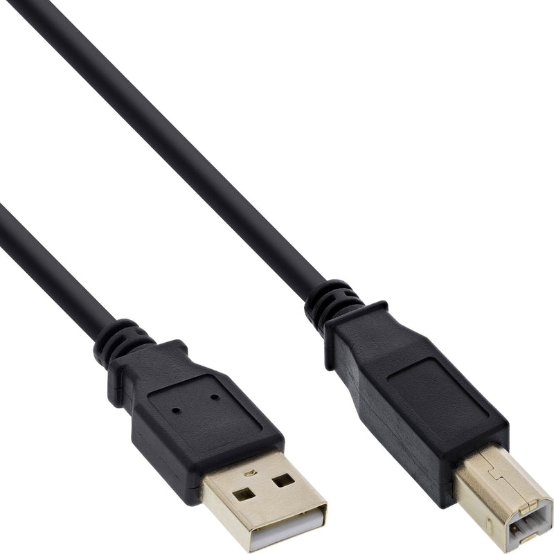 Inline Cable USB 2.0 Type a Male a B Female Black 0,3M