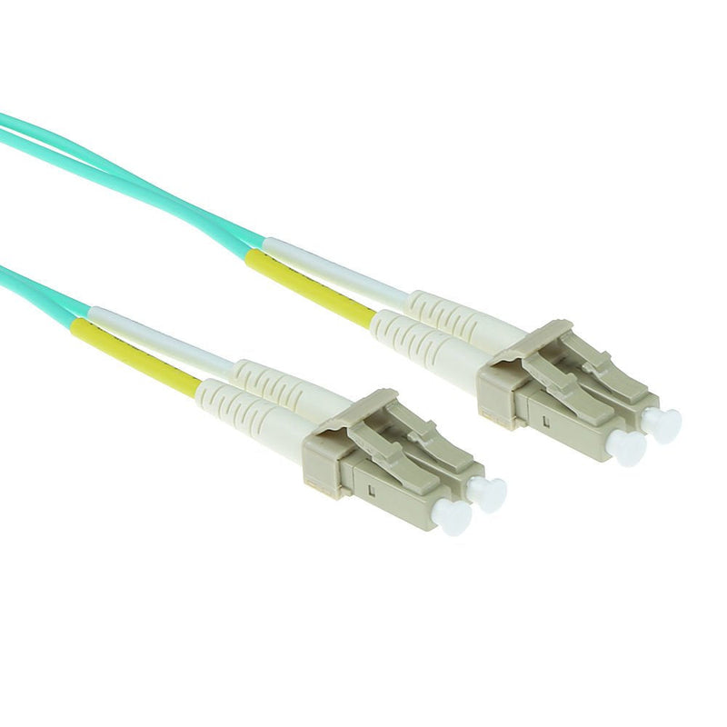 4 Meter Lszh Multimode 50 125 OM3 Fiber Patch Cable Duplex With Lc Connectors