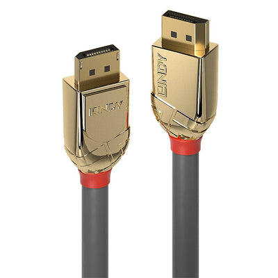 Lindy 36294 Cable DisplayPort 5M Black Gold Line — image 1