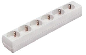 Bachmann 381.246K Base Múltiple 6 Salidas AC White