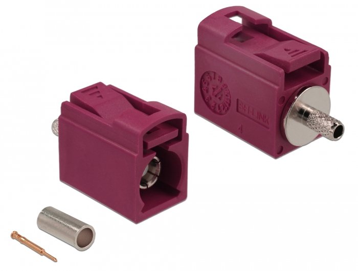 Delock Fakra L Jack 21MM Short Crimpar