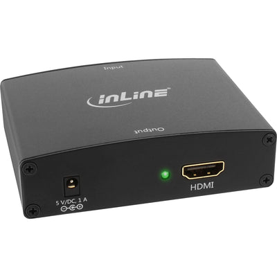 Inline Convertidor Input VGA + Audio a HDMI Output Audio VGA And Rca HDMI — image 1