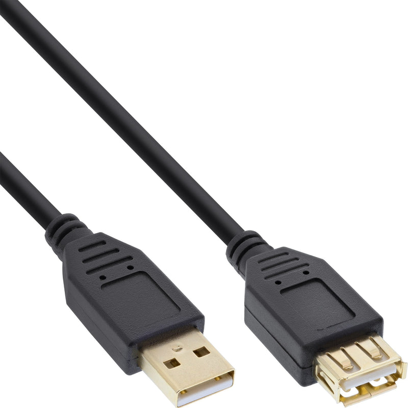 Inline Cable Extensión USB 2.0 Type a Male a Female Black 10M