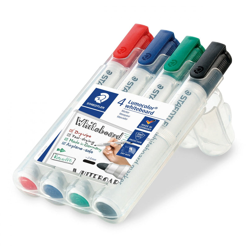 Staedtler Marker Whiteboard White Lumocolor Box 4UD