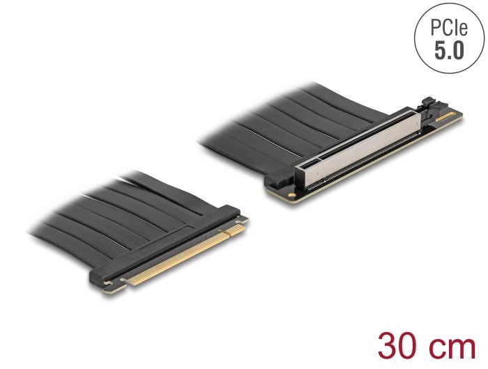 Riser Card Pci Express 5.0 X16 Connector Male a X16 Slot With Cable 30CM