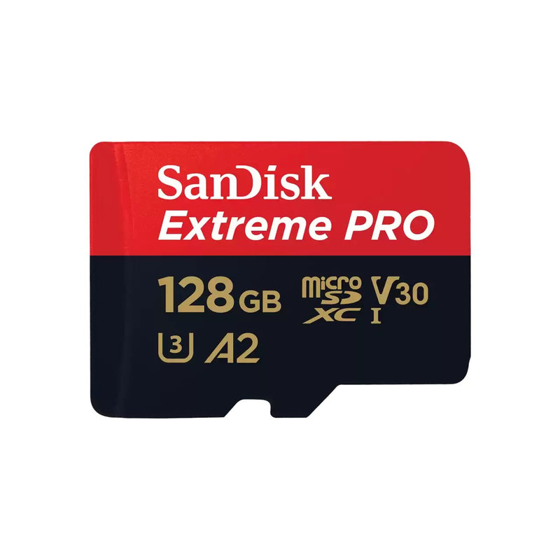 SanDisk Memory Card Extreme Pro 128GB microSD Xc Uhs-i With Adapter Clase 10 200MBS