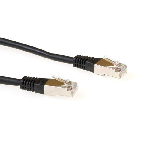 Black 5 Meter Lszh SFTP CAT.6 Patch Cable With RJ45 Connectors