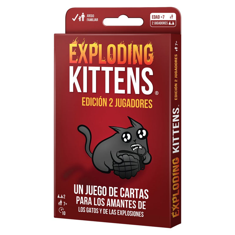 Set Of Desk Exploding Kittens Edition 2 Jugadores Pegi 10