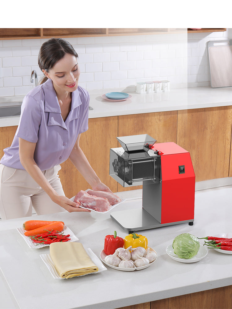 Multifunctional High-power Stainless Steel Automatic Electric Small Desktop Meat Slicer