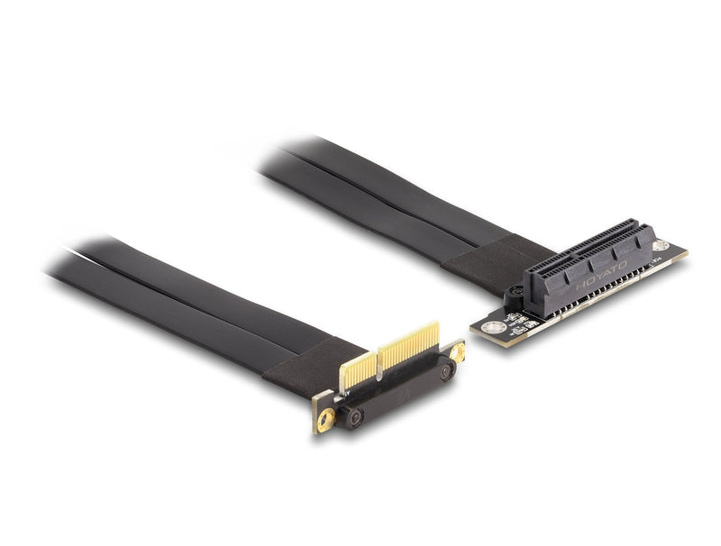 Delock 88044 Card Elevadora Pci Express X4 Male With Ángulo 90° a Slot X4 With Ángulo 90° With Cable 30CM
