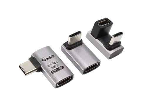 Equip Adapter USB4.0 - USB-C 40Gbps, 240W Pd, 3ER-PACK Gr — image 1