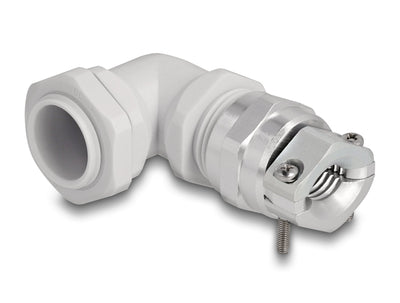 Delock 60598 Prensaestopas With Alivio Voltage And Protection Contra Flexión Ángulo 90 ° PG16 Grey — image 1
