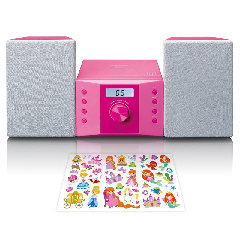 Lenco MC-013PK Sistema Stereo Laptop Digital 4W Pink